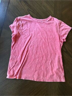 aerie Pink Short Sleeve Crewneck Tee